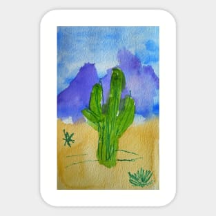 Desert Landscape Sticker